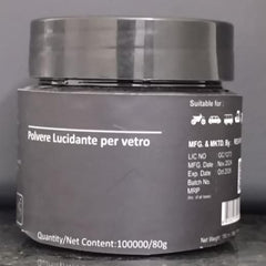 Polvere Lucidante Per Vetro Car Glass Polishing Powder 80g (Pack of 2)