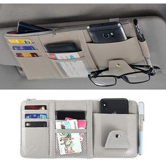 Car Styling Visor Organizer Auto Sun Visor Storage Pouch Car Organizer